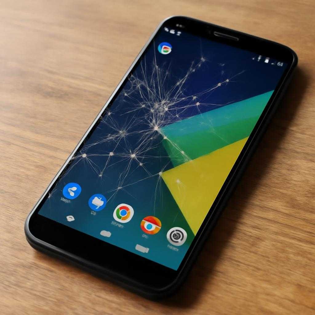 сломанный экран Android